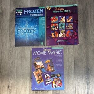 Hal Leonard Disney Music for Violin 3 Books